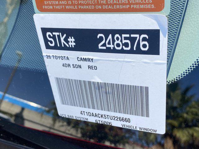 new 2026 Toyota Camry car, priced at $32,204