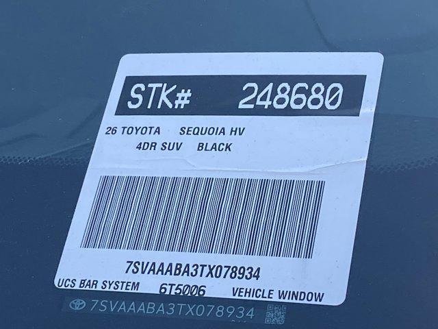 new 2026 Toyota Sequoia car, priced at $87,688