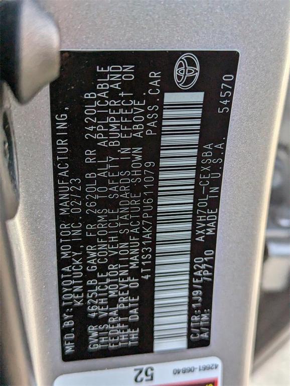 used 2023 Toyota Camry car, priced at $26,300