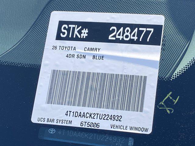new 2026 Toyota Camry car, priced at $31,564