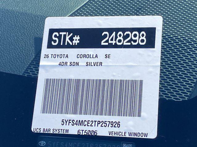 new 2026 Toyota Corolla car, priced at $27,087