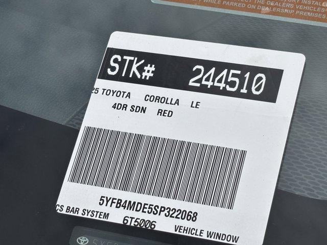 new 2025 Toyota Corolla car, priced at $24,508