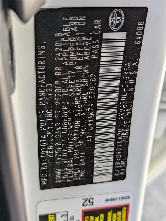 used 2024 Toyota Camry car, priced at $23,800