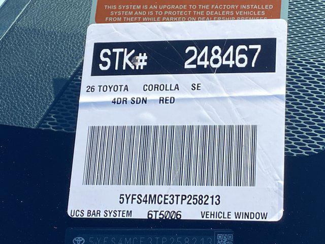 new 2026 Toyota Corolla car, priced at $27,562
