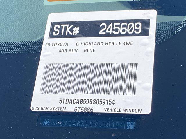 new 2025 Toyota Highlander Hybrid car