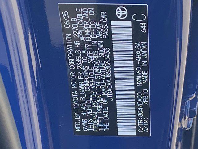 new 2025 Toyota Prius car, priced at $35,538