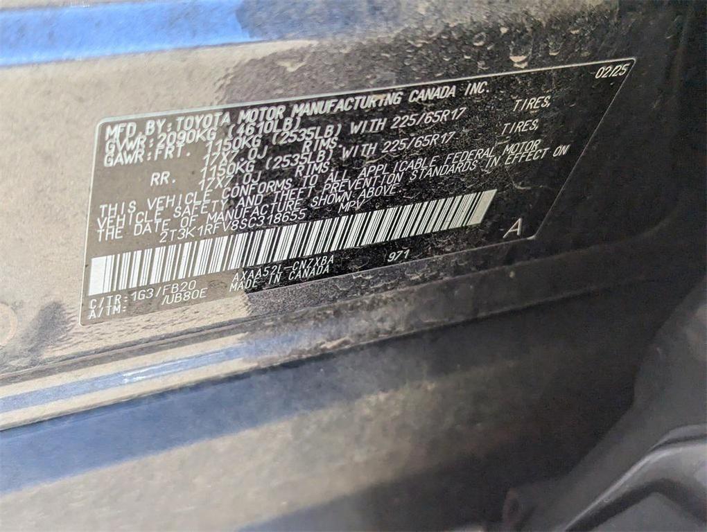 used 2025 Toyota RAV4 car, priced at $28,900