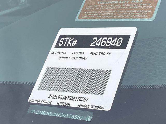 new 2025 Toyota Tacoma car, priced at $46,658