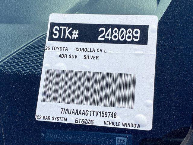 new 2026 Toyota Corolla Cross car, priced at $26,648