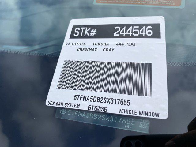 new 2025 Toyota Tundra car, priced at $71,018