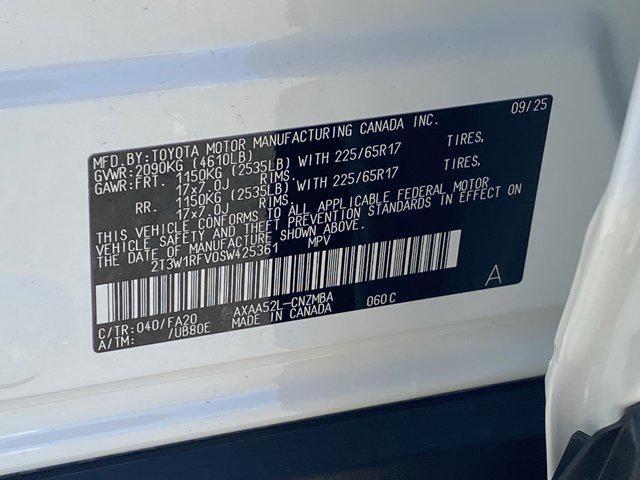 new 2025 Toyota RAV4 car, priced at $35,788