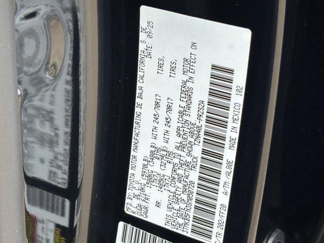 new 2025 Toyota Tacoma car, priced at $40,049