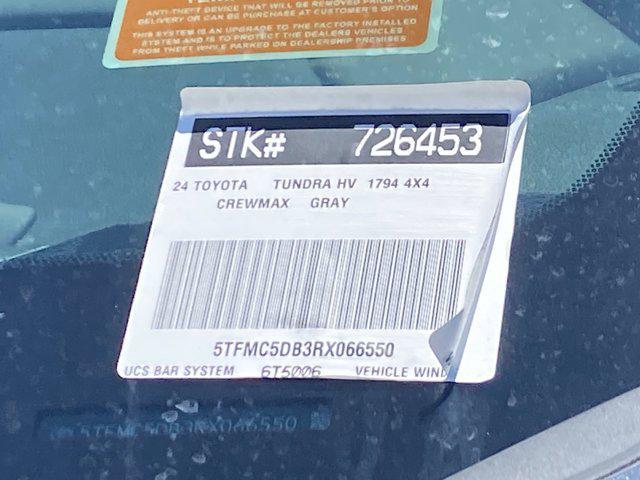 new 2024 Toyota Tundra Hybrid car, priced at $72,878