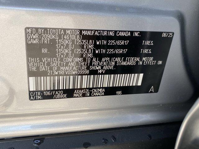 new 2025 Toyota RAV4 car, priced at $35,488