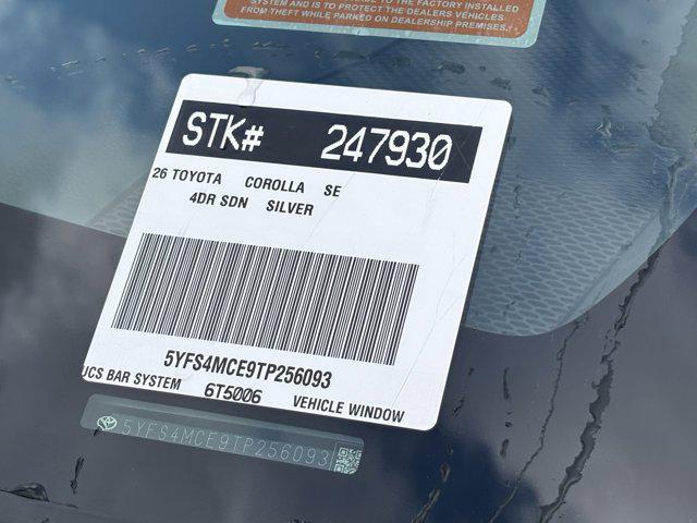 new 2026 Toyota Corolla car, priced at $27,087