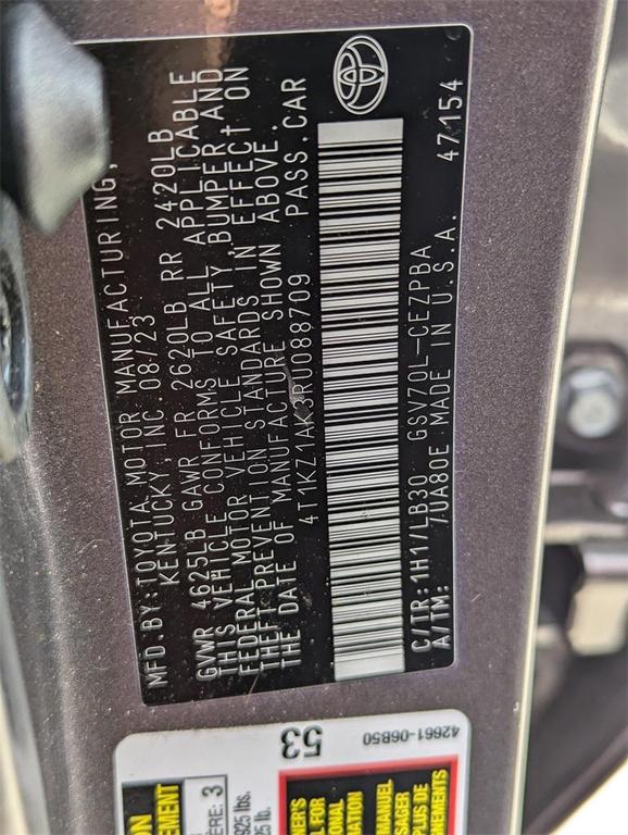 used 2024 Toyota Camry car, priced at $33,000