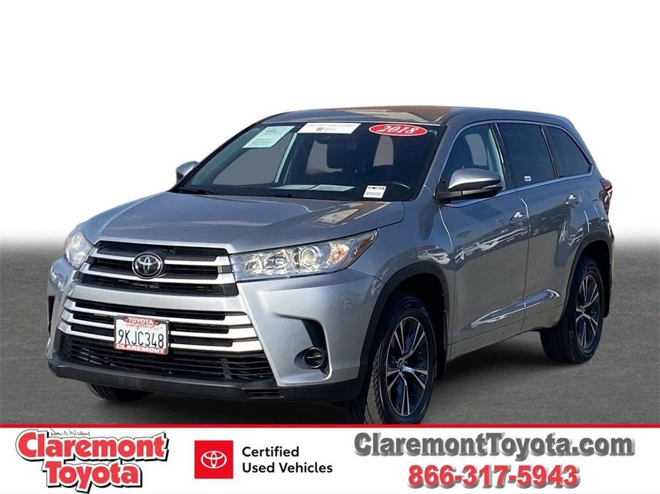 used 2018 Toyota Highlander car, priced at $20,988