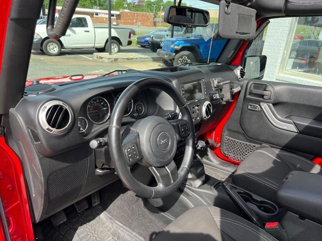 used 2017 Jeep Wrangler Unlimited car, priced at $18,470