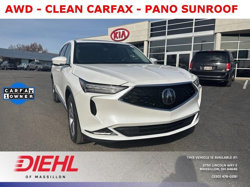 used 2022 Acura MDX car, priced at $35,444