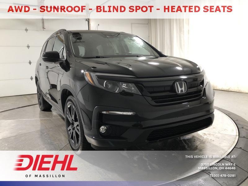 used 2021 Honda Pilot car, priced at $22,757