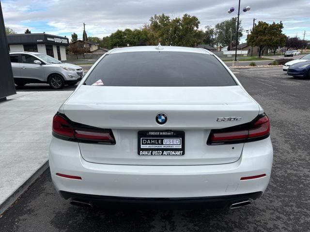 used 2021 BMW 530e car, priced at $29,559