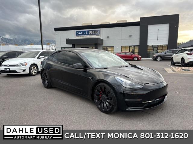 used 2021 Tesla Model 3 car, priced at $27,989