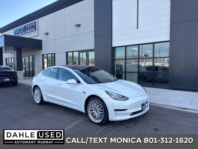 used 2018 Tesla Model 3 car, priced at $25,488