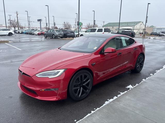 used 2021 Tesla Model S car, priced at $54,445