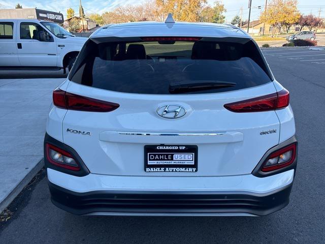 used 2021 Hyundai Kona EV car, priced at $15,895