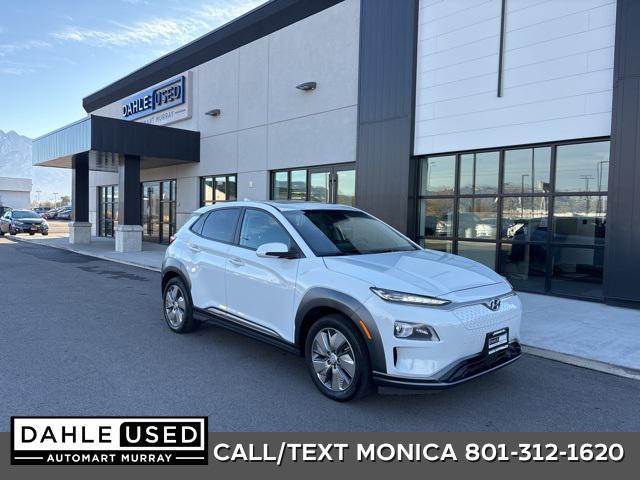 used 2021 Hyundai Kona EV car, priced at $15,895