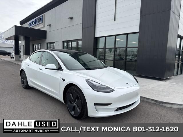 used 2022 Tesla Model 3 car, priced at $25,595