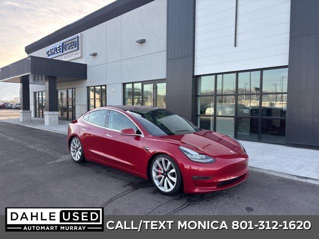 used 2018 Tesla Model 3 car, priced at $25,595