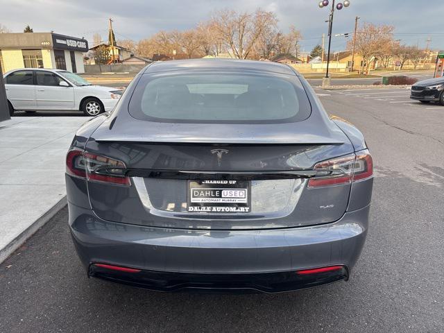 used 2021 Tesla Model S car, priced at $57,249