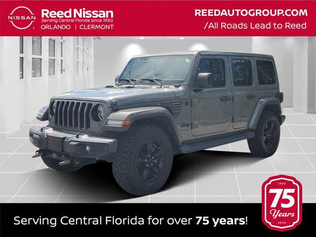 used 2020 Jeep Wrangler Unlimited car, priced at $28,195