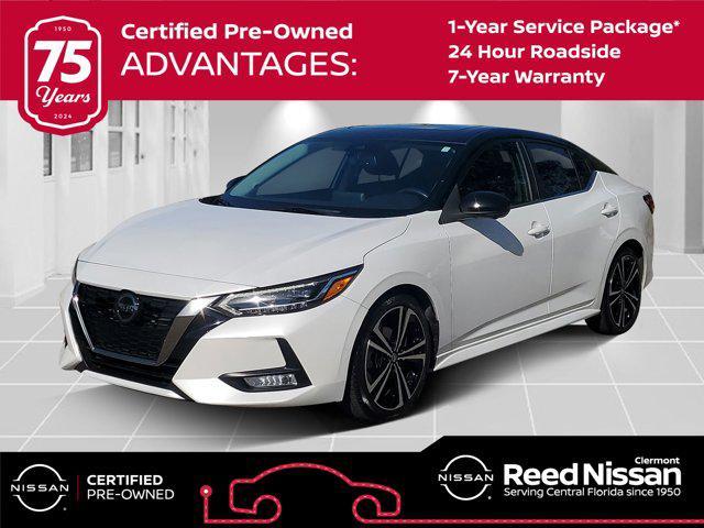 used 2021 Nissan Sentra car, priced at $14,395