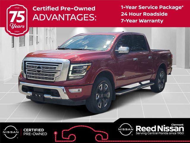 used 2023 Nissan Titan car, priced at $45,241