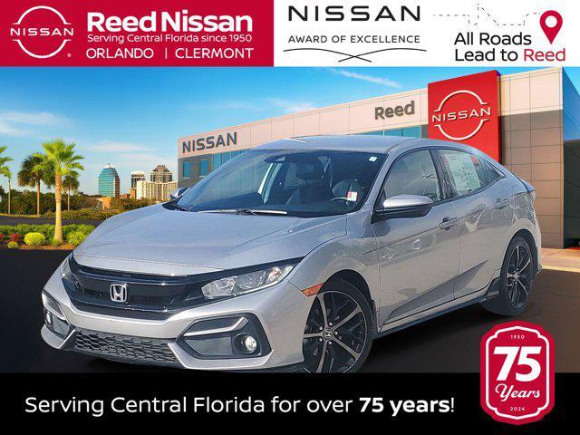 used 2021 Honda Civic car, priced at $21,345
