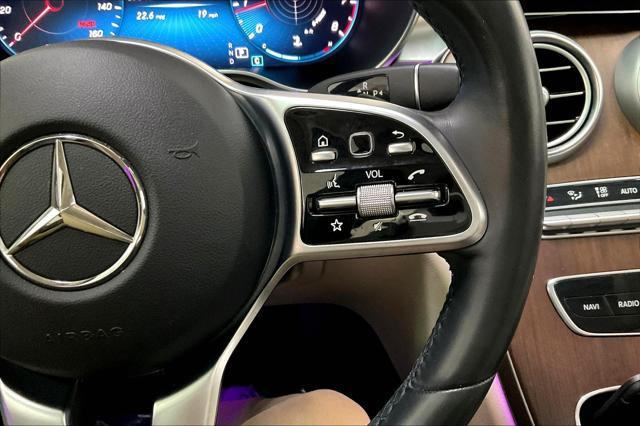 used 2021 Mercedes-Benz C-Class car, priced at $28,795