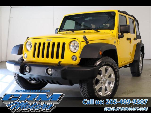 used 2015 Jeep Wrangler Unlimited car, priced at $18,989