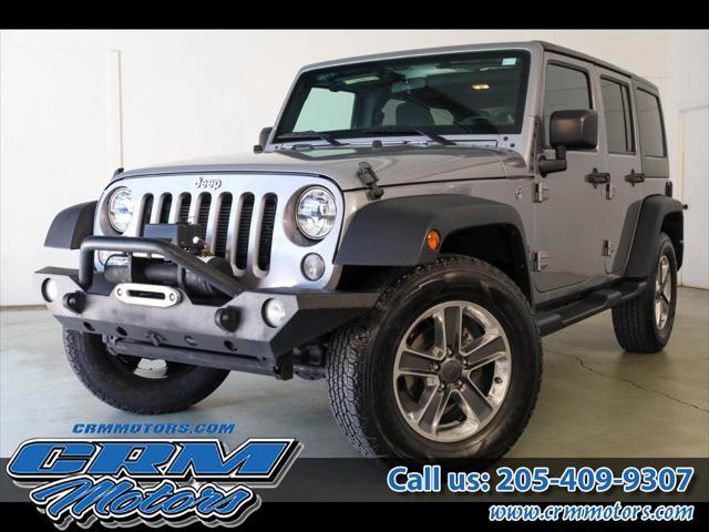 used 2017 Jeep Wrangler Unlimited car, priced at $17,410