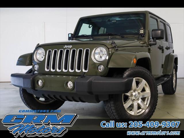 used 2016 Jeep Wrangler Unlimited car, priced at $20,827