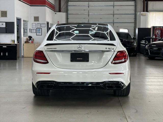 used 2018 Mercedes-Benz AMG E 63 car, priced at $52,997