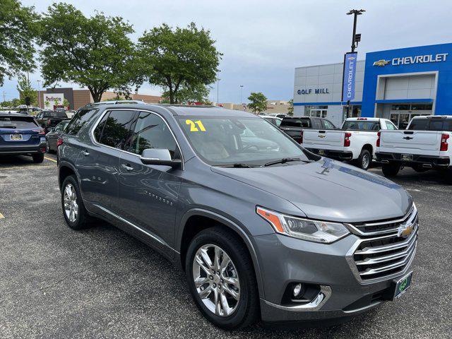 used 2021 Chevrolet Traverse car, priced at $36,551