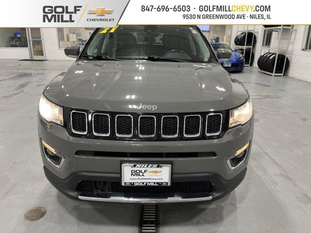 used 2021 Jeep Compass car, priced at $21,444