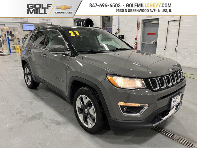 used 2021 Jeep Compass car, priced at $21,444