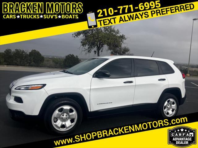 used 2017 Jeep Cherokee car, priced at $12,800