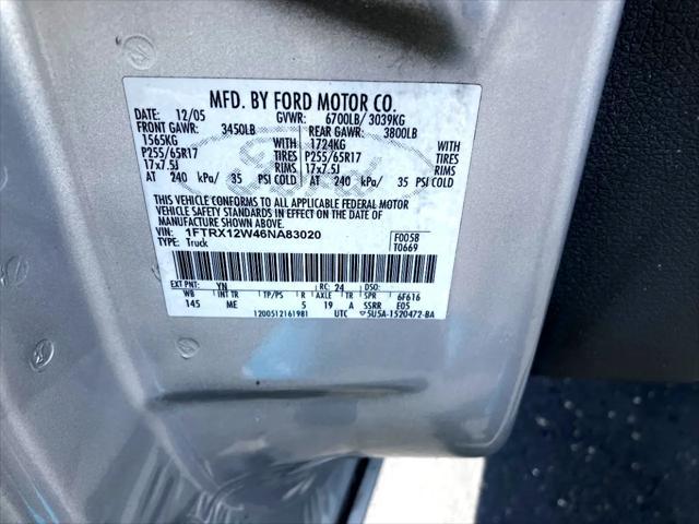 used 2006 Ford F-150 car, priced at $13,900
