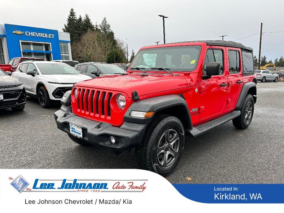 used 2018 Jeep Wrangler Unlimited car, priced at $21,999