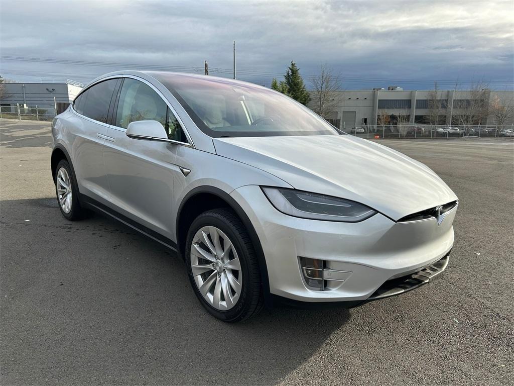 used 2018 Tesla Model X car, priced at $34,995