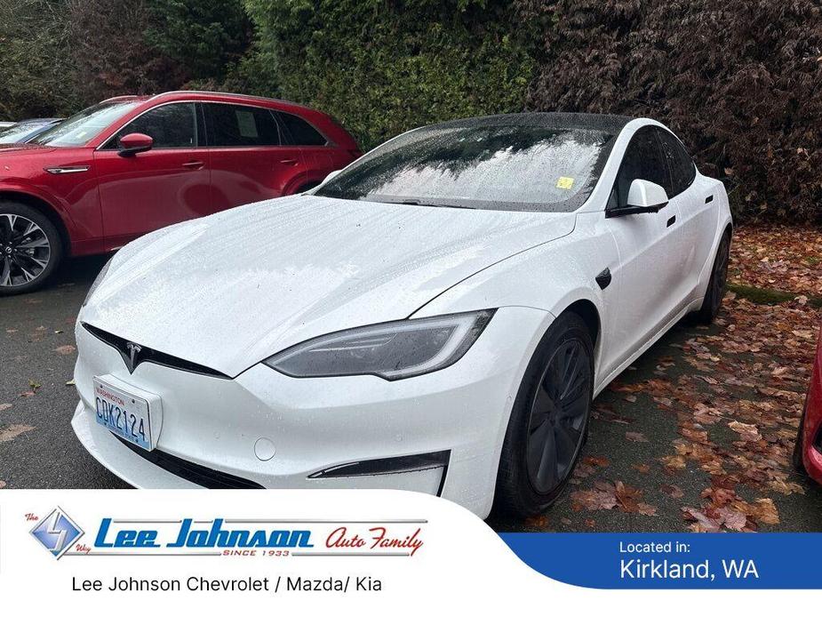 used 2022 Tesla Model S car, priced at $55,687